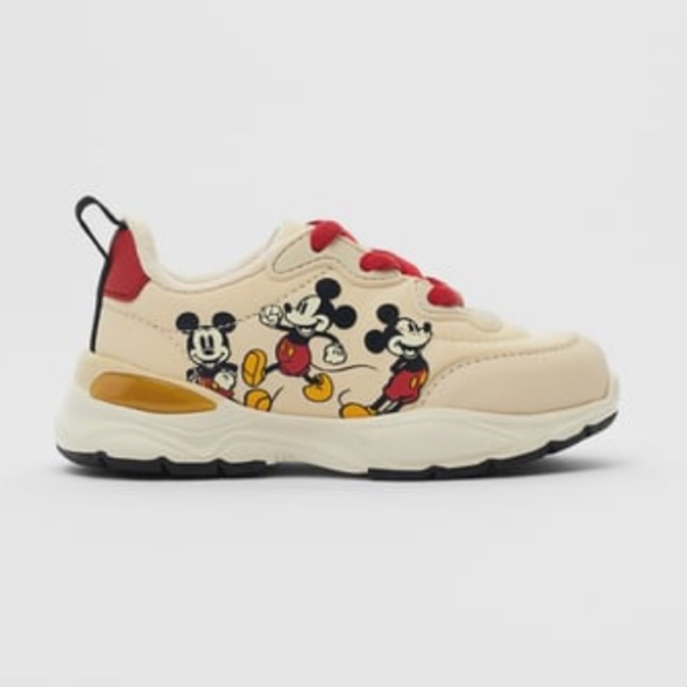 Zara DISNEY MICKEY MOUSE SNEAKERS SIZE 24